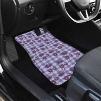 Purple Palaka Hawaii Car Mats Hawaiian Lehua Blossoms LT05 - Polynesian Pride