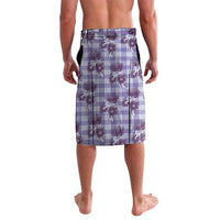 Purple Palaka Hawaii Lavalava Hawaiian Lehua Blossoms LT05 - Polynesian Pride