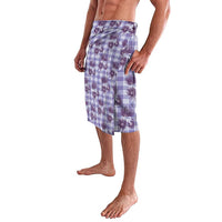 Purple Palaka Hawaii Lavalava Hawaiian Lehua Blossoms LT05 - Polynesian Pride