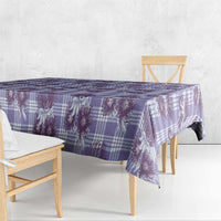 Purple Palaka Hawaii Tablecloth Hawaiian Lehua Blossoms LT05 - Polynesian Pride