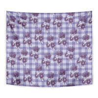 Purple Palaka Hawaii Tapestry Hawaiian Lehua Blossoms LT05 - Polynesian Pride