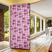 Pink Palaka Hawaii Door Cover Hawaiian Lehua Blossoms LT05 - Polynesian Pride
