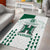 Custom Hawaii Football Area Rug Rainbow Warriors Kakau Pattern LT05 - Polynesian Pride