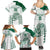 Custom Hawaii Football Family Matching Summer Maxi Dress and Hawaiian Shirt Rainbow Warriors Kakau Pattern LT05 - Polynesian Pride