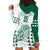 Custom Hawaii Football Hoodie Dress Rainbow Warriors Kakau Pattern LT05 - Polynesian Pride