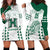 Custom Hawaii Football Hoodie Dress Rainbow Warriors Kakau Pattern LT05 - Polynesian Pride