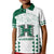 Custom Hawaii Football Kid Polo Shirt Rainbow Warriors Kakau Pattern LT05 Kid White - Polynesian Pride