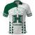 Custom Hawaii Football Polo Shirt Rainbow Warriors Kakau Pattern LT05 White - Polynesian Pride