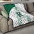 Custom Hawaii Football Quilt Rainbow Warriors Kakau Pattern LT05 - Polynesian Pride