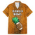 Custom Hawaii Honolulu Football Bowl Family Matching Mermaid Dress and Hawaiian Shirt Simple Style LT05 Dad's Shirt - Short Sleeve Brown - Polynesian Pride