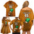 Custom Hawaii Honolulu Football Bowl Family Matching Off Shoulder Short Dress and Hawaiian Shirt Simple Style LT05 - Polynesian Pride