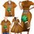 Custom Hawaii Honolulu Football Bowl Family Matching Short Sleeve Bodycon Dress and Hawaiian Shirt Simple Style LT05 - Polynesian Pride