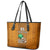 Custom Hawaii Honolulu Football Bowl Leather Tote Bag Simple Style LT05 - Polynesian Pride