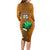 Custom Hawaii Honolulu Football Bowl Long Sleeve Bodycon Dress Simple Style LT05 - Polynesian Pride