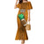 Custom Hawaii Honolulu Football Bowl Mermaid Dress Simple Style LT05 Women Brown - Polynesian Pride