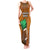 Custom Hawaii Honolulu Football Bowl Tank Maxi Dress Simple Style LT05 Women Brown - Polynesian Pride