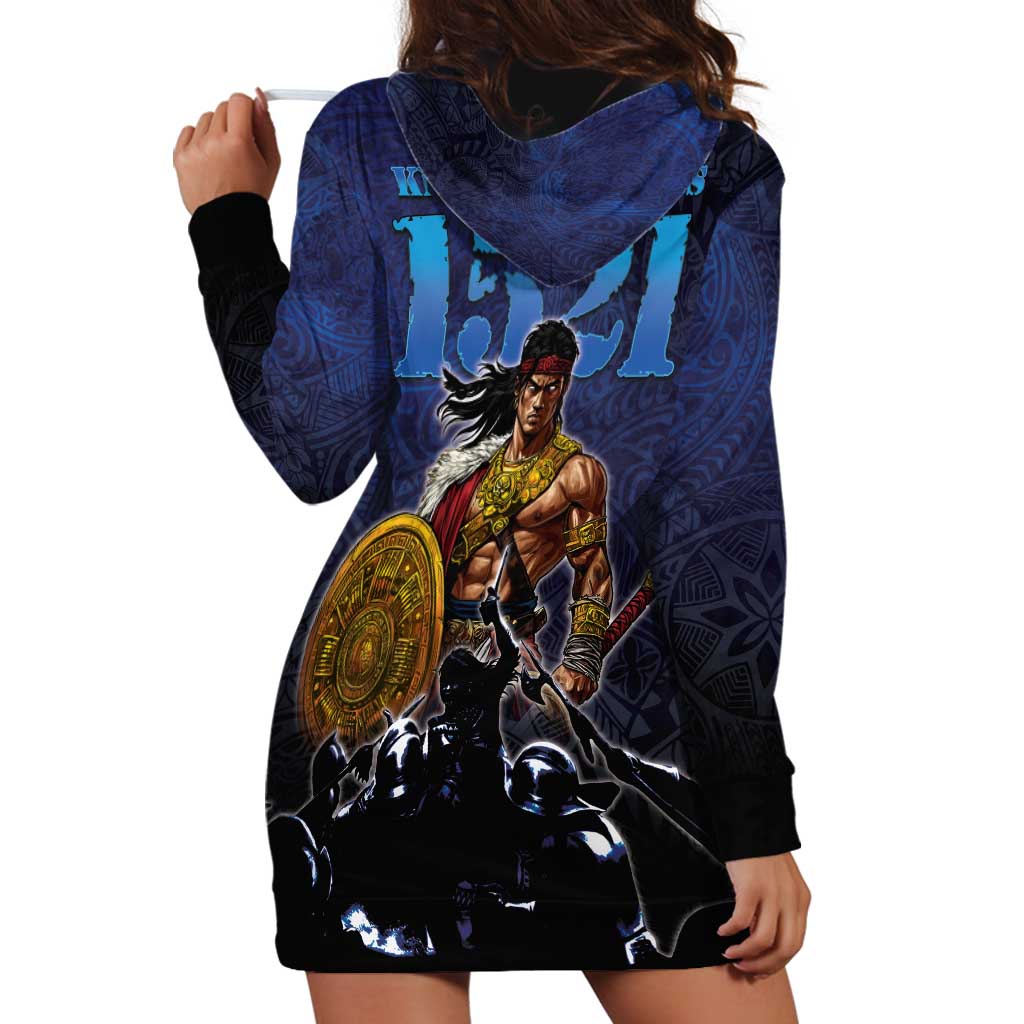 Philippines The First Hero Hoodie Dress Lapu Lapu Know Your Roots LT05 - Polynesian Pride