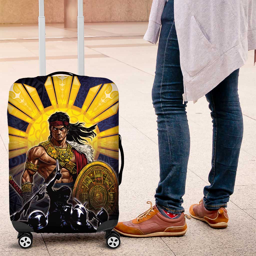 Philippines The First Hero Luggage Cover Lapu Lapu Know Your Roots