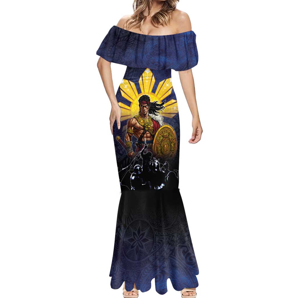 Philippines The First Hero Mermaid Dress Lapu Lapu Know Your Roots LT05 - Polynesian Pride