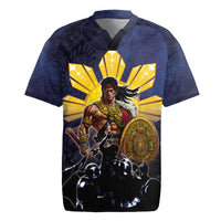 Philippines The First Hero Rugby Jersey Lapu Lapu Know Your Roots LT05 Navy - Polynesian Pride