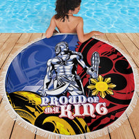 Philippines Lapu-Lapu Beach Blanket Proud Of My King LT05 - Polynesian Pride
