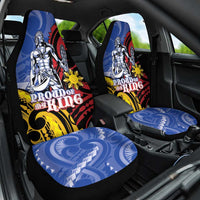 Philippines Lapu-Lapu Car Seat Cover Proud Of My King LT05 One Size Blue - Polynesian Pride