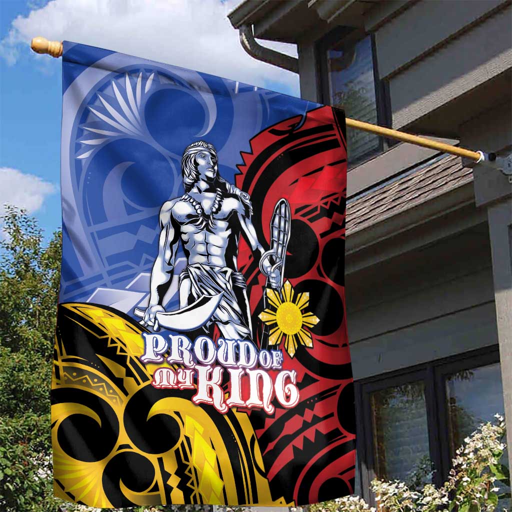 Philippines Lapu-Lapu Garden Flag Proud Of My King LT05 - Polynesian Pride
