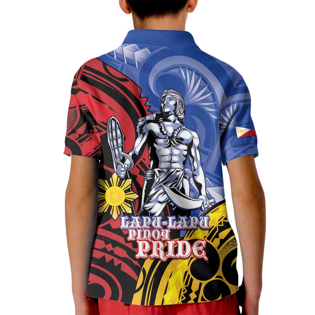 Philippines Lapu-Lapu Kid Polo Shirt Proud Of My King LT05 - Polynesian Pride