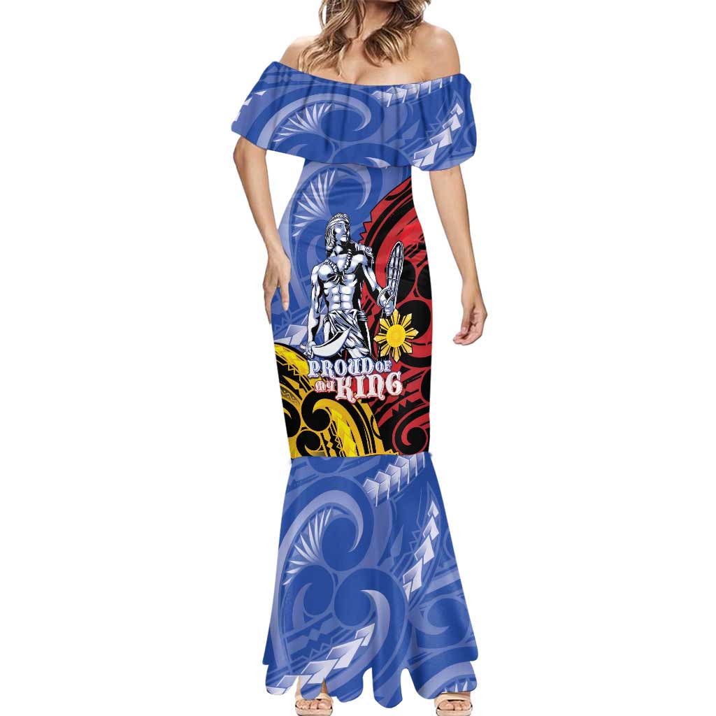Philippines Lapu-Lapu Mermaid Dress Proud Of My King LT05 - Polynesian Pride