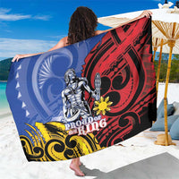 Philippines Lapu-Lapu Sarong Proud Of My King LT05 One Size 44 x 66 inches Blue - Polynesian Pride