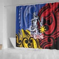 Philippines Lapu-Lapu Shower Curtain Proud Of My King LT05 - Polynesian Pride