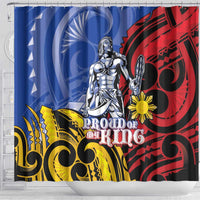 Philippines Lapu-Lapu Shower Curtain Proud Of My King LT05 - Polynesian Pride