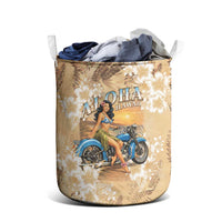 Aloha Hawaii Biker Laundry Basket Ride To Paradise LT05 - Polynesian Pride
