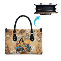 Aloha Hawaii Biker Leather Bag Ride To Paradise LT05 - Polynesian Pride
