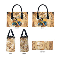 Aloha Hawaii Biker Leather Bag Ride To Paradise LT05 - Polynesian Pride