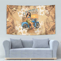 Aloha Hawaii Biker Tapestry Ride To Paradise LT05 - Polynesian Pride