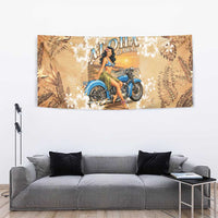 Aloha Hawaii Biker Tapestry Ride To Paradise LT05 - Polynesian Pride