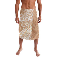 Polynesian Women's Day Lavalava Brown Hibiscus Flowers With Polynesian Pattern LT05 Brown - Polynesian Pride