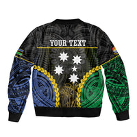 Personalised South Sea Islanders And Gilbert Islands Bomber Jacket Kanakas Polynesian Pattern LT05 - Polynesian Pride