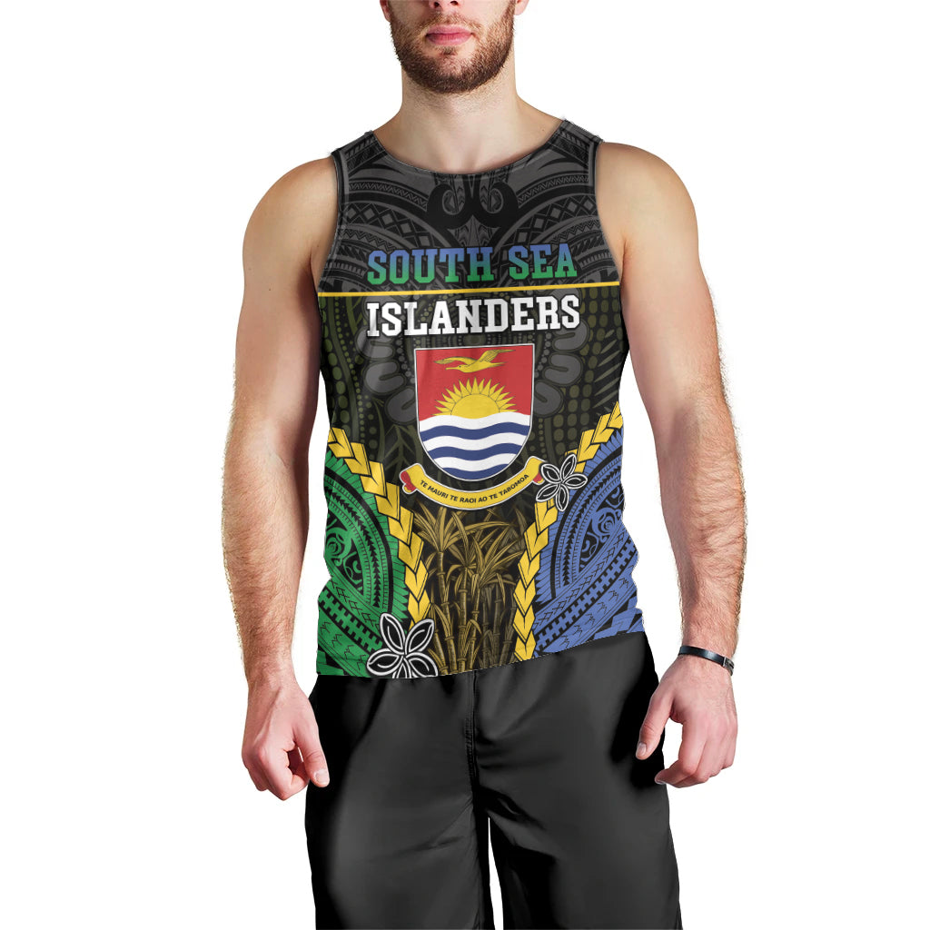 Personalised South Sea Islanders And Gilbert Islands Men Tank Top Kanakas Polynesian Pattern LT05 - Polynesian Pride