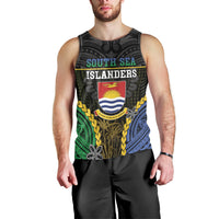 Personalised South Sea Islanders And Gilbert Islands Men Tank Top Kanakas Polynesian Pattern LT05 - Polynesian Pride