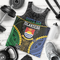 Personalised South Sea Islanders And Gilbert Islands Men Tank Top Kanakas Polynesian Pattern LT05 - Polynesian Pride