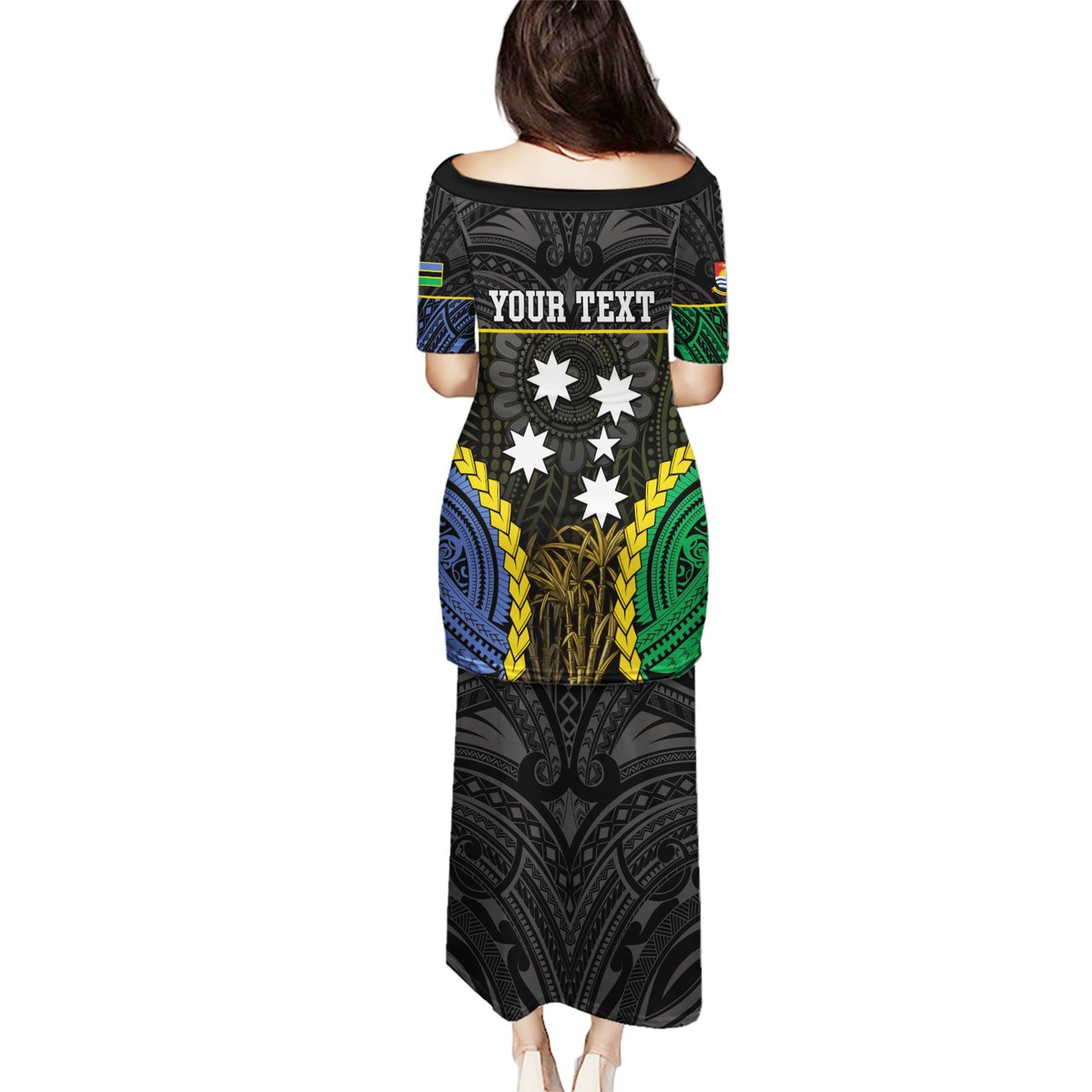 Personalised South Sea Islanders And Gilbert Islands Puletasi Kanakas Polynesian Pattern LT05 - Polynesian Pride