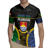 Personalised South Sea Islanders And Gilbert Islands Rugby Jersey Kanakas Polynesian Pattern LT05 - Polynesian Pride