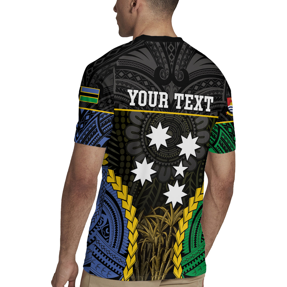 Personalised South Sea Islanders And Gilbert Islands Rugby Jersey Kanakas Polynesian Pattern LT05 - Polynesian Pride