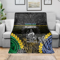 South Sea Islanders And New Caledonia Blanket Kanakas Polynesian Pattern LT05 - Polynesian Pride