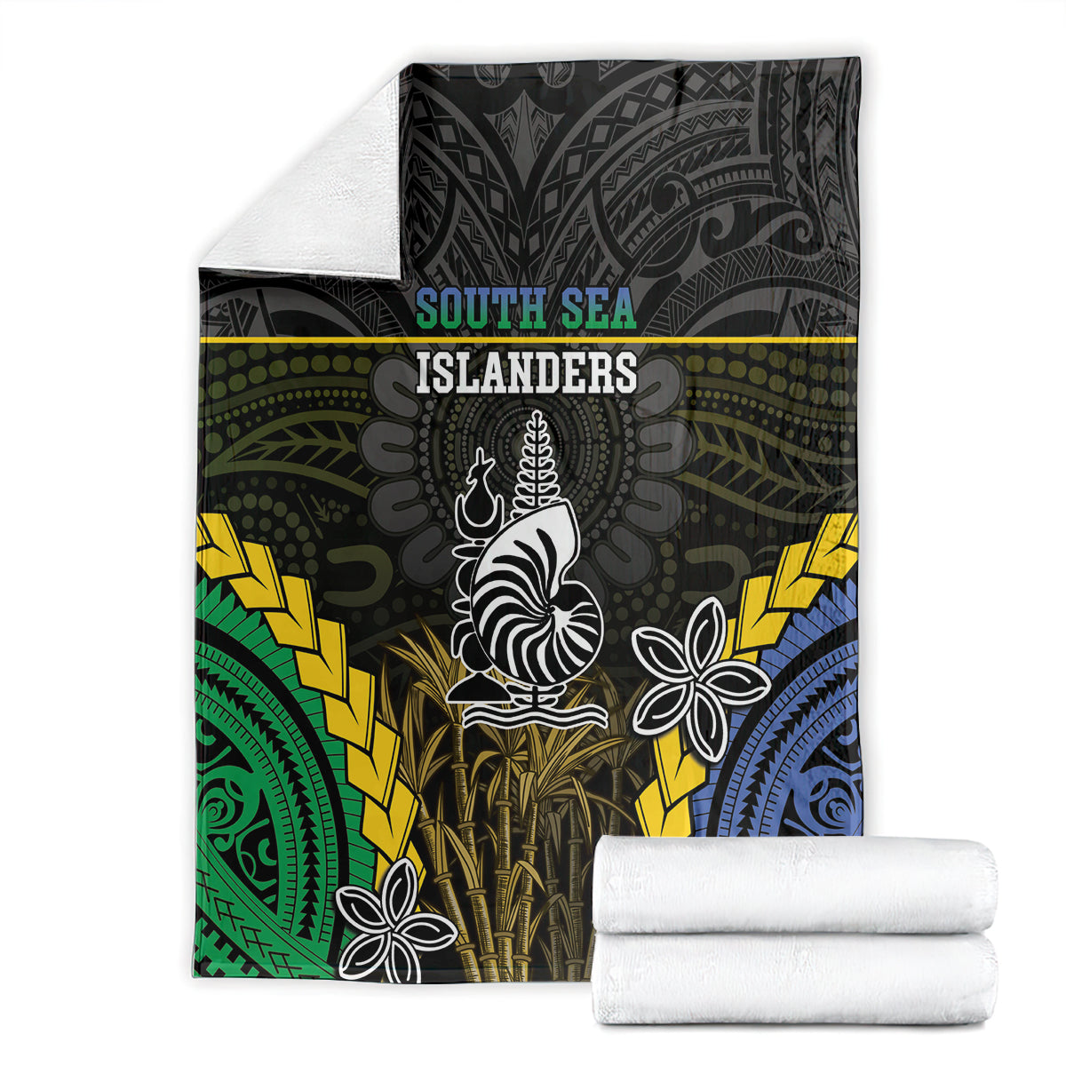 South Sea Islanders And New Caledonia Blanket Kanakas Polynesian Pattern LT05 - Polynesian Pride
