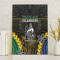 South Sea Islanders And New Caledonia Canvas Wall Art Kanakas Polynesian Pattern LT05 Without Frame Black - Polynesian Pride