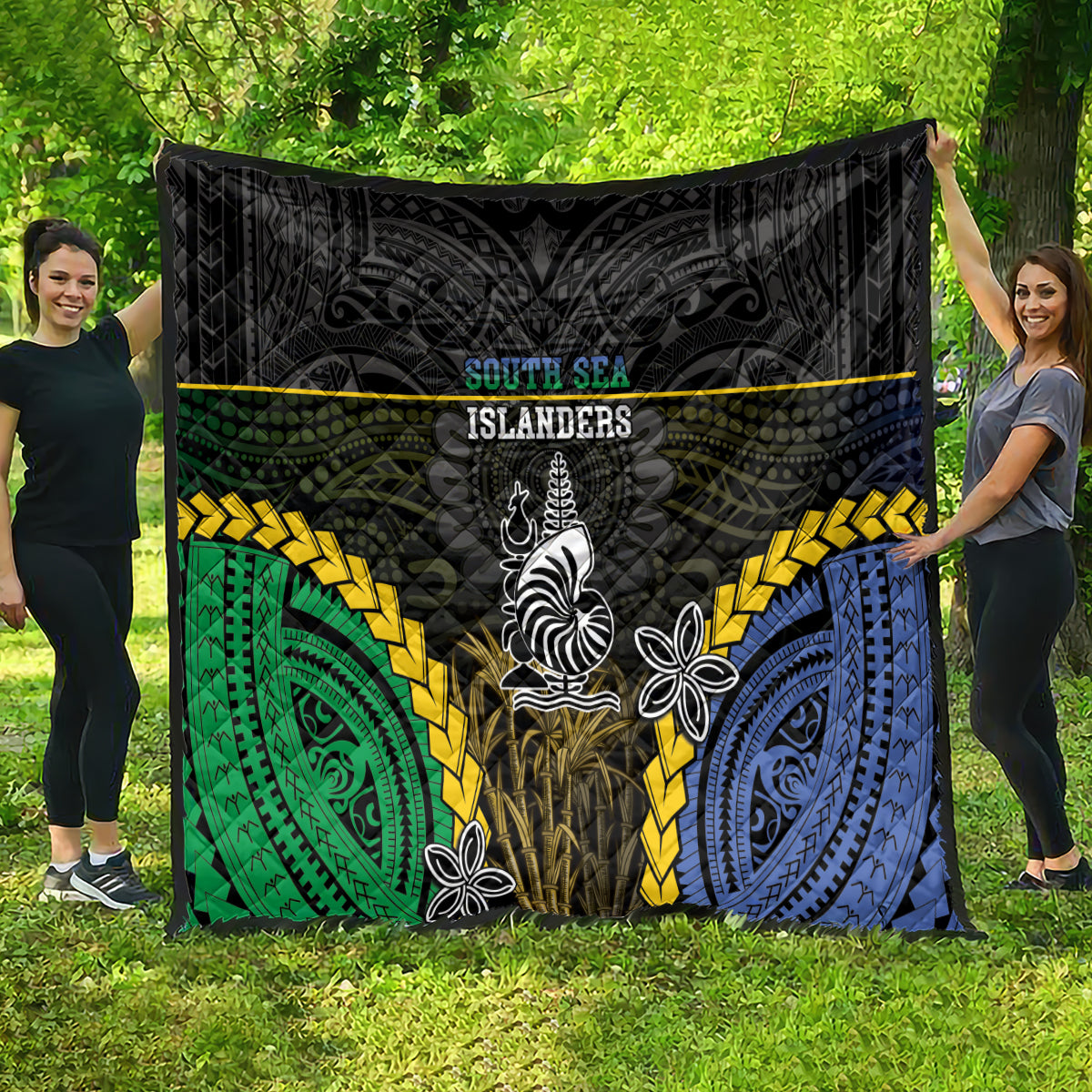 South Sea Islanders And New Caledonia Quilt Kanakas Polynesian Pattern LT05 - Polynesian Pride