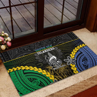 South Sea Islanders And New Caledonia Rubber Doormat Kanakas Polynesian Pattern LT05 - Polynesian Pride